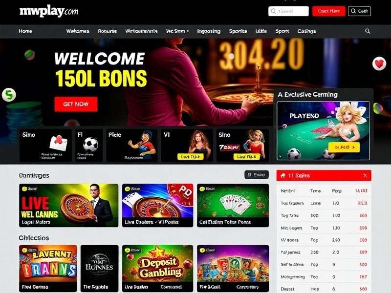 Official MWPlay.com – Your premium destination for online casino games, sports betting, and poker. Enjoy secure, fair play with live dealers and top bonuses for new and returning players.